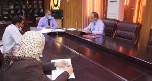 جلسة عمل مع نيابة المديرية للتنمية والاستشراف والتخطيط والتوجيه