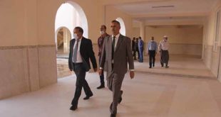 زيارة ميدانية إلى القطب الجامعي 03 من طرف السيد والي ولاية غرداية مع مدير جامعة غرداية