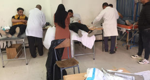 حملة التبرع بالدم بالقطب الجامعي 2