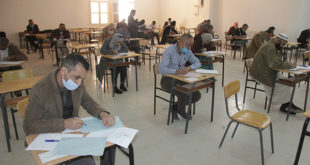 اجراء الامتحانات الكتابية لمسابقة الالتحاق بالتكوين في الطور الثالث بجامعة غرداية