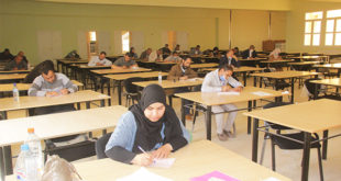 المرحلة الثالثة من الامتحانات الكتابية لمسابقة الالتحاق بالتكوين في الطور الثالث بجامعة غرداية