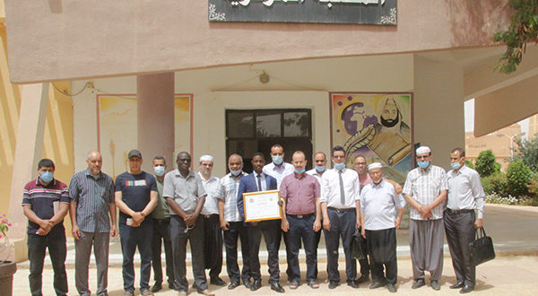 فعاليات تكريم الأستاذ دغة حسام الدين بجامعة غرداية