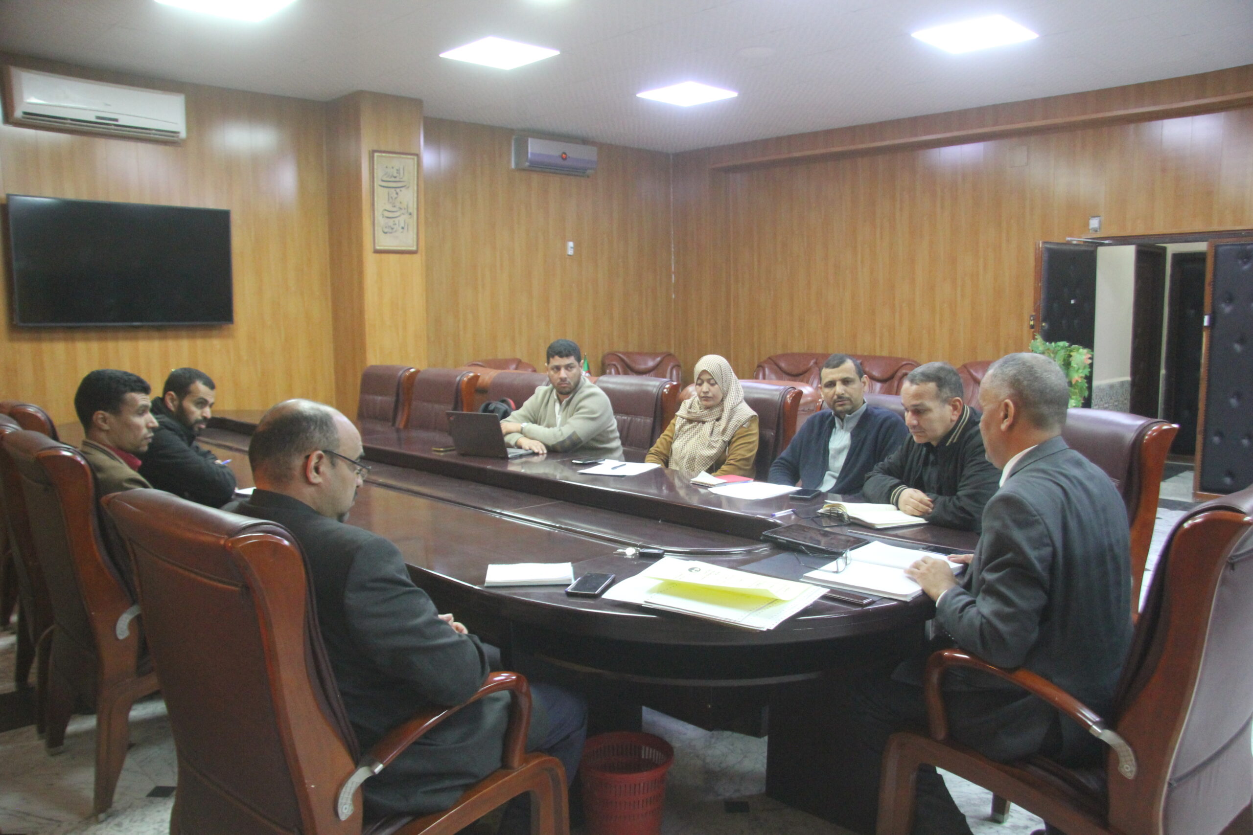 لقاء دوري مع ممثلي والنقابة الوطنية المستقلة لمستخدمي التعليم العالي SNAPES